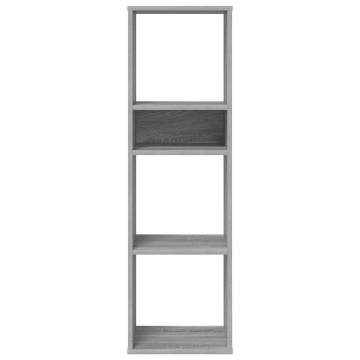 Stylish Grey Sonoma Book Cabinet | Organize with Elegance