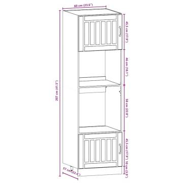 7 Piece Kitchen Cabinet Set - Kalmar Grey Sonoma Wood