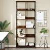 Bookshelf Brown Oak 78.5x33x188.5 cm Engineered Wood Colour brown oak Quantity in Package 1 Height 188.5 cm 