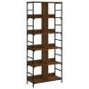 Bookshelf Brown Oak 78.5x33x188.5 cm | Durable Storage Solution