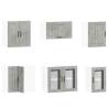 11 Piece Kitchen Cabinet Set Lucca - Concrete Grey