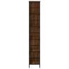 Bookshelf Brown Oak 78.5x33x188.5 cm | Durable Storage Solution