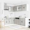 11 Piece Kitchen Cabinet Set - Lucca Grey Sonoma Wood