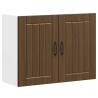  Kitchen Wall Cabinet Lucca Brown Oak Engineered Wood Colour brown oak Quantity in Package 1 Model wall cabinet 80 cm Number of 