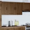 Lucca Brown Oak Kitchen Wall Cabinet - Modern Storage Solution