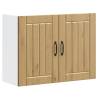  Kitchen Wall Cabinet Lucca Artisan Oak Engineered Wood Colour artisan oak Quantity in Package 1 Model 1x wall cabinet (2 doors) 80 cm Number of 