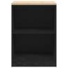 Garage Storage Cabinet Black - Solid Pine | HipoMarket