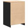 Garage Storage Cabinet Black - Solid Pine | HipoMarket