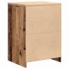 Garage Storage Cabinet Old Wood | Solid Pine 60x51x85 cm