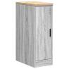 Garage Storage Cabinet Grey Sonoma - Durable Pinewood Design