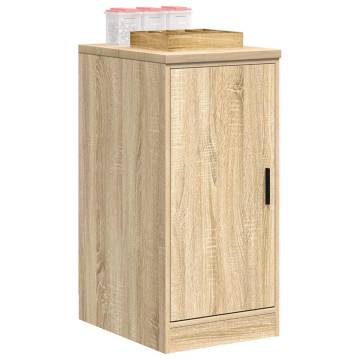 Garage Storage Cabinet Sonoma Oak - Durable Solid Wood Pine