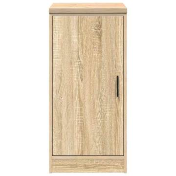 Garage Storage Cabinet Sonoma Oak - Durable Solid Wood Pine