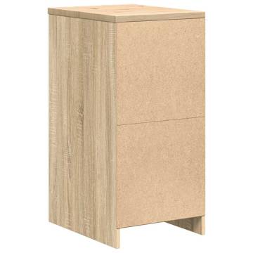 Garage Storage Cabinet Sonoma Oak - Durable Solid Wood Pine