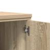 Garage Storage Cabinet Sonoma Oak - Durable Solid Wood Pine