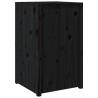 Outdoor Kitchen Cabinet Black - Solid Pine, 55x55x92 cm