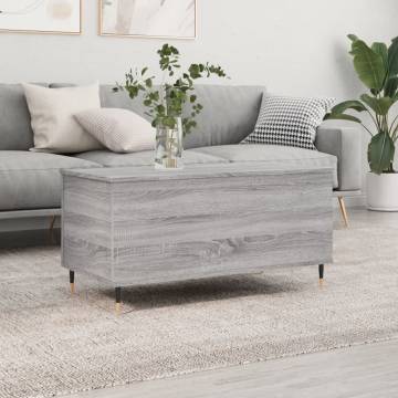 Elegant Grey Sonoma Coffee Table - Stylish & Functional