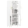 Stylish Highboard White 69.5x34x180 cm | Hipomarket