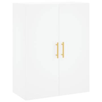 Stylish Highboard White 69.5x34x180 cm | Hipomarket