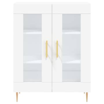 Stylish Highboard White 69.5x34x180 cm | Hipomarket