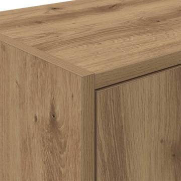 Garage Wall Cabinet in Artisan Oak | Durable Engineered Wood