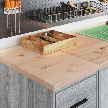 Garage Storage Cabinet Grey Sonoma - Solid Wood Pine | HipoMarket