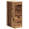 Garage Storage Cabinet Old Wood - Solid Pine 30x51x85 cm