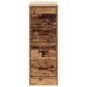 Garage Storage Cabinet Old Wood - Solid Pine 30x51x85 cm