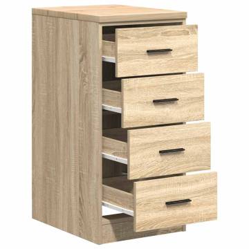 Garage Storage Cabinet Sonoma Oak | 40x51x85 cm Solid Wood