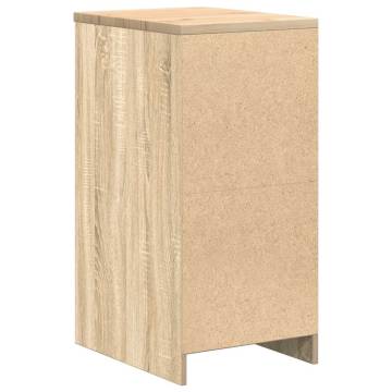 Garage Storage Cabinet Sonoma Oak | 40x51x85 cm Solid Wood