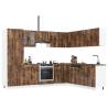  14 Piece Kitchen Cabinet Set Lucca Smoked Oak Engineered Wood Colour smoked oak Quantity in Package 1 Number of 