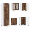 14 Piece Kitchen Cabinet Set Lucca Smoked Oak | Hipomarket