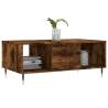 Elegant Smoked Oak Coffee Table - 90x50 cm | HipoMarket