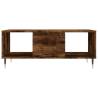 Elegant Smoked Oak Coffee Table - 90x50 cm | HipoMarket