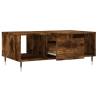 Elegant Smoked Oak Coffee Table - 90x50 cm | HipoMarket