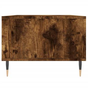 Elegant Smoked Oak Coffee Table - 90x50 cm | HipoMarket