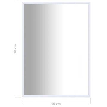 Mirror White 70x50 cm - Minimalist Home Decor