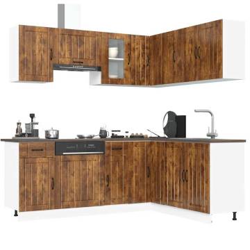 11 Piece Kitchen Cabinet Set - Lucca Smoked Oak | Hipo Market