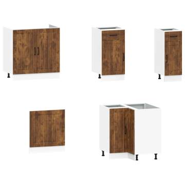 11 Piece Kitchen Cabinet Set - Lucca Smoked Oak | Hipo Market