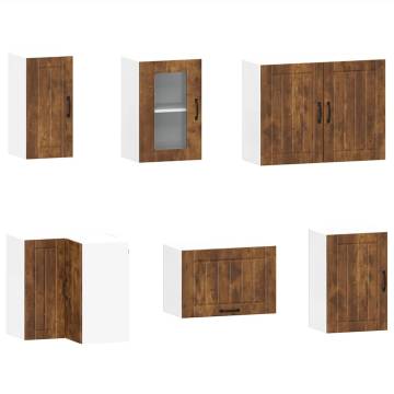 11 Piece Kitchen Cabinet Set - Lucca Smoked Oak | Hipo Market