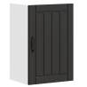 Kitchen Wall Cabinet Lucca - Black Engineered Wood | HipoMarket