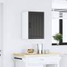 Kitchen Wall Cabinet Lucca - Black Engineered Wood | HipoMarket