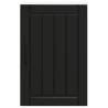 Kitchen Wall Cabinet Lucca - Black Engineered Wood | HipoMarket