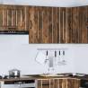 Lucca Kitchen Wall Cabinet - Smoked Oak Engineered Wood