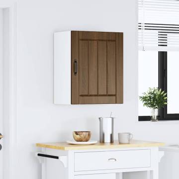 Lucca Brown Oak Kitchen Wall Cabinet - Durable & Stylish