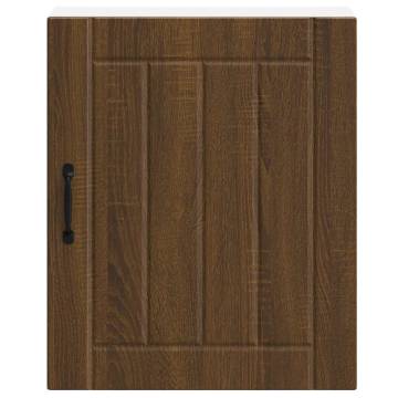 Lucca Brown Oak Kitchen Wall Cabinet - Durable & Stylish