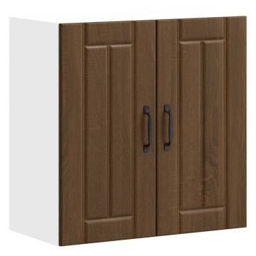 Lucca Kitchen Wall Cabinet - Brown Oak Engineered Wood