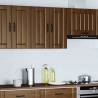 Lucca Kitchen Wall Cabinet - Brown Oak Engineered Wood