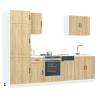  7 Piece Kitchen Cabinet Set Kalmar Sonoma Oak Engineered Wood Colour sonoma oak Quantity in Package 1 Number of 