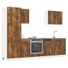 7 Piece Kitchen Cabinet Set - Kalmar Smoked Oak | Hipo Market