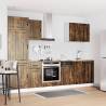 7 Piece Kitchen Cabinet Set - Kalmar Smoked Oak | Hipo Market